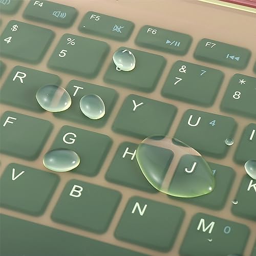 Pokinge 5pcs Silicone Keyboard Cover Protector Keyboard Skin multicolorful Waterproof Dustproof Universal Keyboard Film for Notebook Computers 12-14 inch