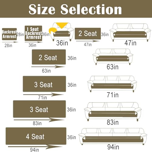 Couch Cover for 1 Cushion, Velvet Fleece Vintage Sofa Slipcovers for Armrest Headrest, Non-Slip Armchair Sofa Slipcovers, Recliner Couch Protector for Pet Washable, White, 36"X36",(Only 1 Pcs) - color: Vintage White, size: 36"x 36"