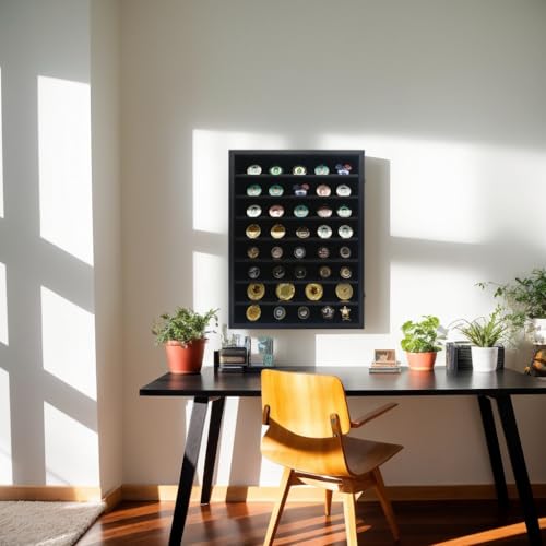 18*24 Large Black Shadow Box Frame with Removable Shelves,Shadow Boxes Display Cases for Small collectables，Deep Memory Box Display Case Trinket Shelf for Collection，Coins，Miniatures Figures - color: Black, size: 18*24