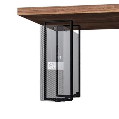 14.6"x 4" SFF PC Under Desk/Wall Mount Compatible with Dell OptiPlex SFF 9020 7060 7050 7040 5050 3050 Small Form Factor Desktop Computer with Anti Scratch Sponge