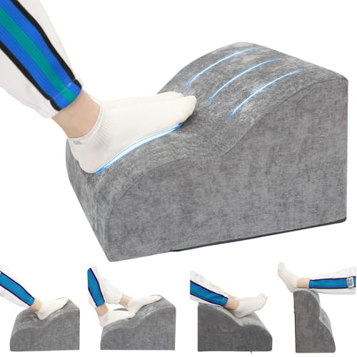 Foot Rest for Under Desk at Work.Multifunctional 3-Tier Foot Stool,with Washable Footrest.for Under Desk,Office Chair Gaming Chair & Sofa,Leg Elevation Pillow,Supports Posture -Dark Grey - color: Dark Grey