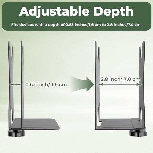 Adjustable Thin Client Mini PC Vesa Mount to Wall, Under Desk, Attached to Monitor Arm and Stand Pole for HP, Dell, Bosgame Ryzen 5, GMKtec K11, Bmax B3, KAMRUI E3B, NUC, Mac mini and Small CPUs