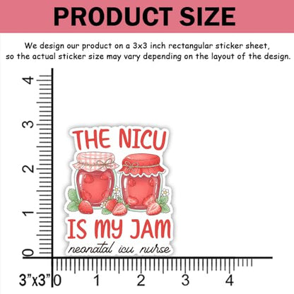 SODAVA (10pcs, 3in) NICU Nurse Stickers, Pack for Laptop, Water Bottle, Notebook – Neonatal ICU Nurse Vinyl Stickers, Medical Quote Decals, Nursing Student Gift Idea, Healthcare Worker Accessories - color: Nicu