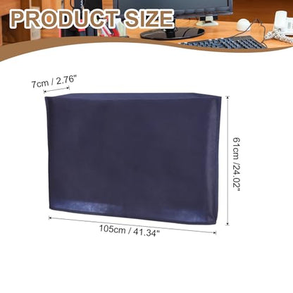 PATIKIL Computer Dust Cover, 42" Monitor Dust Protection Dustproof Cover Case for Desktop PC CPU Protector - 1Pcs (Blue) - size: 42"