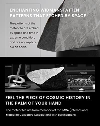 Novium Hoverpen 2.0 Interstellar Edition - Space Black, Unisex, Ballpoint Pen, 23.5 Degree Angle, Schmidt Ballpoint Refill, No Spills, No Spotting, No Explosions - color: Space Black, style: Meteorite Embedded