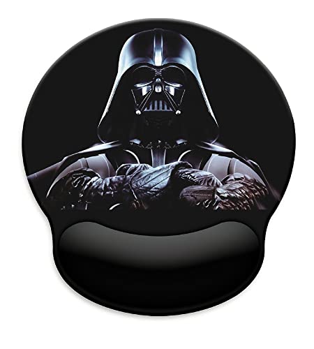 Black Mouse Pad with Wrist Rest,Non-Slip Rubber Base for Comfortable Gaming Mousepad - Ergonomic Mouse Pads with Wrist Support Suitable for Laptop Desktop and Work, Office Desk Accessory - color: A1