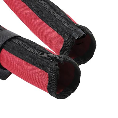 48" Trolling Motor Cable Sleeve - Neoprene Wire Cover for Boat | Neoprene Marine-Grade Protection, Full 48" Length, 2" Diameter Opening, Zipper Closure for Quick Access(Red) - color: Red