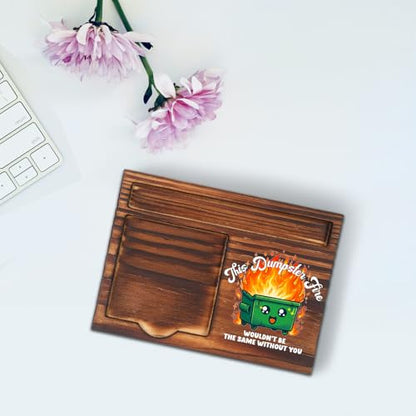 Thank You Gift for Coworker Desk, Funny Sticky Note Holder Office Organizer, Appreciation Memo Pad Holder for Work Team Boss STYW4 - style: Thank You Gift