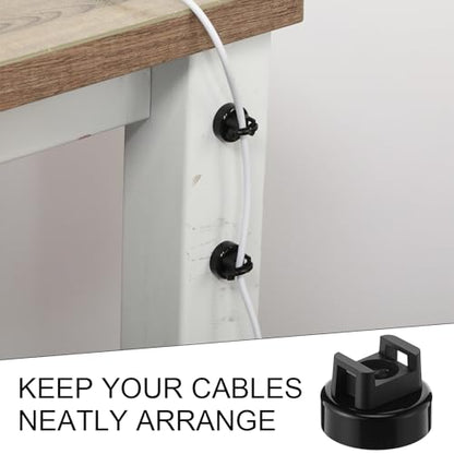 Yookeer 36 Pieces Magnet Zip Tie Mount 22 mm Heavy-duty Magnetic Zip Tie Mounts 22LBS Strong Multipurpose Wire Cable Holder Mount for Home Office Wire Management Marine Electrical Wiring