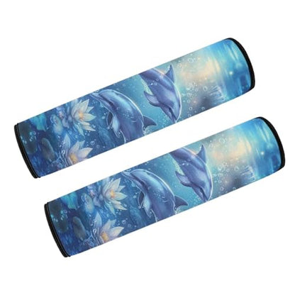 Wheelchair Armrest Pads Blue Dolphin Wheelchair Accessories Chair Arm Pads Universal for Wheelchair Armrests Office Transport Chairs Scooters - color: Blue Dolphin