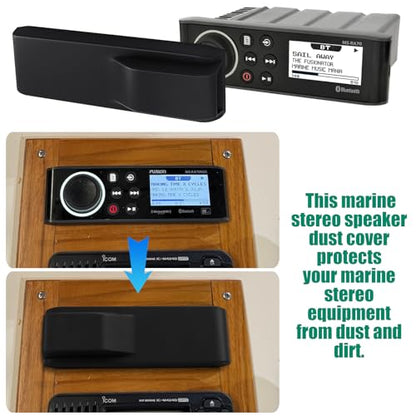Dust Cover for MS-RA70CV Radio, Marine Stereo Radio-Cover for MS-RA70 Black 010-12466-01