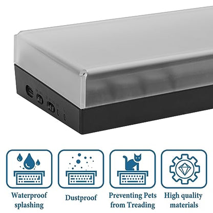 GEEKRIA Premium Acrylic Keyboard Dust Cover for 60% Compact 61 Keys Keyboard Compatible with RK Royal KLUDGE RK61, Razer Huntsman Mini 60% Gaming Keyboard - style: Frosted