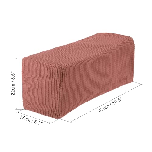 uxcell 2pcs Stretch Armrest Covers for Chairs/Sofas, Couch Arm Covers with Twist Pin, Furniture Protector Slipcovers Red - color: Red