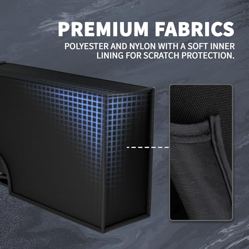 PlayVital Dust Cover for Nintendo Switch 2, Anti Scratch Dust Guard Waterproof Cover Sleeve for Nintendo Switch 2 Console & Charging Dock - Black - color: Black