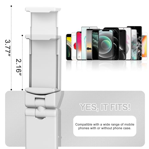 Perilogics Airplane Phone Holder Mount Universal in Flight Hands Free Viewing with Multi-Directional Dual 360 Degree Rotation. The Go-to Choice for Frequent Flyers and Travelers’ Favorite. - color: Blue / White