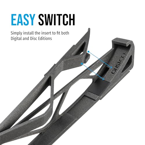 Glistco Skates - Horizontal Stand Compatible with PS5 Slim (Galaxy Black) - color: Galaxy Black