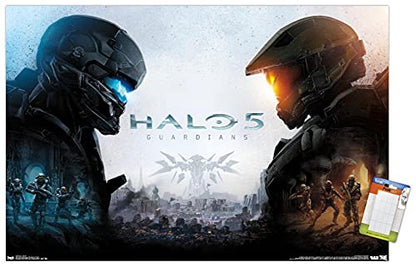 Trends International Halo 5 - Key Art Wall Poster, 22.4L x 14.7W, Premium Poster & Mount Bundle - color: Premium Poster & Mount Bundle, size: 22.4"L x 14.7"W