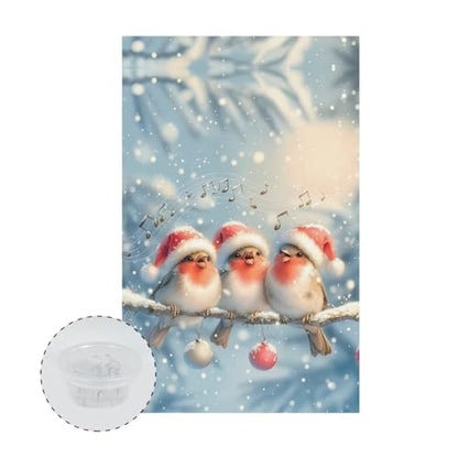Christmas Bird Headrest Cover for Recliner Chair Recliner Armrest Cover Soft Breathable Sofa Headrest Covers Non Slip Headrests Slipcovers Lounge Chair Headrests Protector - color: Christmas Bird