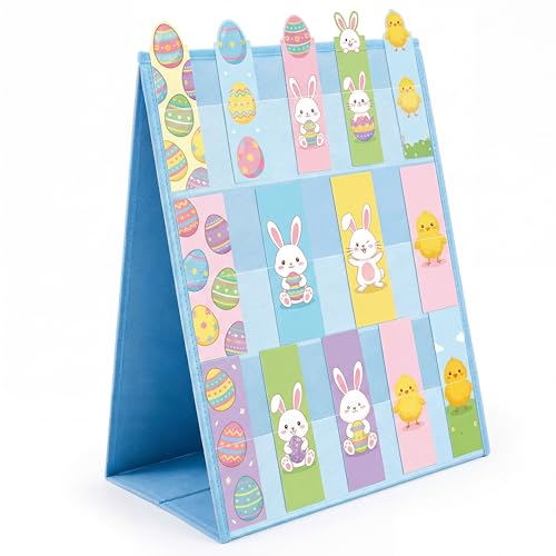Faccito Bookmark Display Stand, Double Sided Portable Holder for Bookmarks, Blue Desktop Display Rack for Craft Fairs, Spring Markets, Vendor Booths - color: Blue, style: 2 Sides