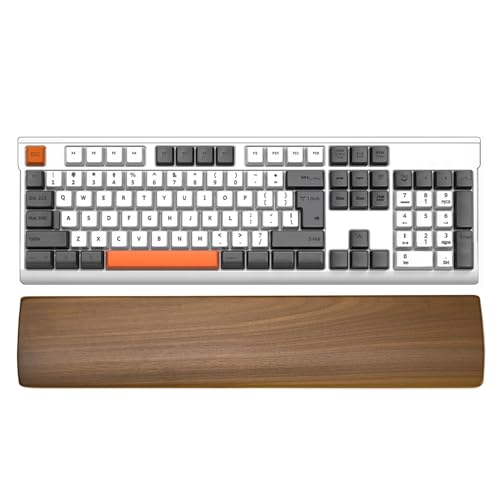 Ergonomic Wooden Wrist Rest Support for 104 Key Mechanical Keyboard | 17.3" for Full-Size Keyboard, Wrist Pain Relief, Easy to Clean and Smooth No Odor, Support Wrist to Coding Typing and Playing - size: for 104 Key
