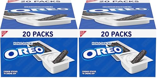 Handi-Snacks OREO Cookie Sticks 'N Creme Dip Snack Packs, 20 Count (Pack of 2) - size: 20 Count (Pack of 2)