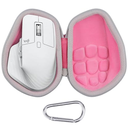 co2CREA Hard Case Replacement for Logitech MX Master 4 / Master 3S / 3 Wireless Performance Mouse (Pink Case) - color: Pink Case, style: For Master 4/3S/3