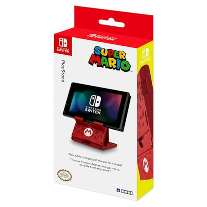 HORI Compact PlayStand - Mario Edition, Officially Licensed by Nintendo - Nintendo Switch, Adjustable - style: Mario