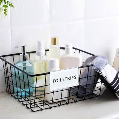 Diteje 20 Pack Wire Shelf Label Holders with Paper Inserts, 3.94x1.50inch | Shelving Rack Retail Sign Hook,Clip On Design,for Supermarket/Retail/Shelves,No Tools Needed - size: 3.94x1.65in