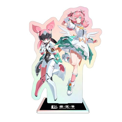 Rainteam Zenless Zone Zero Characters Acrylic Stand Figure,Colorful and Exquisite Character Design for Game Fans' Collection (Aria) - color: Aria