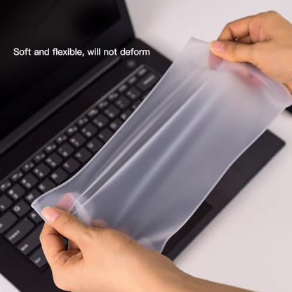 Universal Keyboard Cover Skin for 17" 17.3" inch Laptop Notebook Keyboards Ultra Thin Silicone Waterproof Dustproof Keyboard Cover Skin Protector, Clear (17"-17.3" Universal Laptop Keyboard Covers) - size: 17"-17.3"