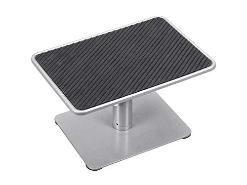 Monoprice Universal Monitor Riser Stand - Raises Monitors 4.6 to 6.5 Inches, Silver Finish - Workstream Collection