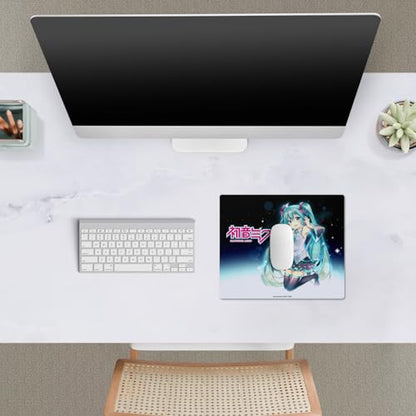 Head Case Designs Officially Licensed Hatsune Miku Night Sky Graphics 9.84 x 11.81 x 0.12 inches (250 x 300 mm) - S Gaming Office Desk PC Keyboard Mouse Mat Pad - color: Night Sky, size: 9.84 x 11.81 x 0.12 inches (250 x 300 mm) - S