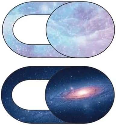 8Pcs Webcam Cover Slide, Starry Sky Laptop Camera Cover Slide Phone Camera Cover Ultra Thin Computer Camera Cover Slide Blocker Slider Privacy Security Protector for PC Pad Video Front Lens(ZS605)
