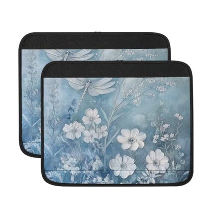 Wheelchair Armrest Covers Blue Dragonfly Wheelchair Accessories Chair Arm Pads Universal for Wheelchair Armrests Office Transport Chairs - color: Blue Dragonfly