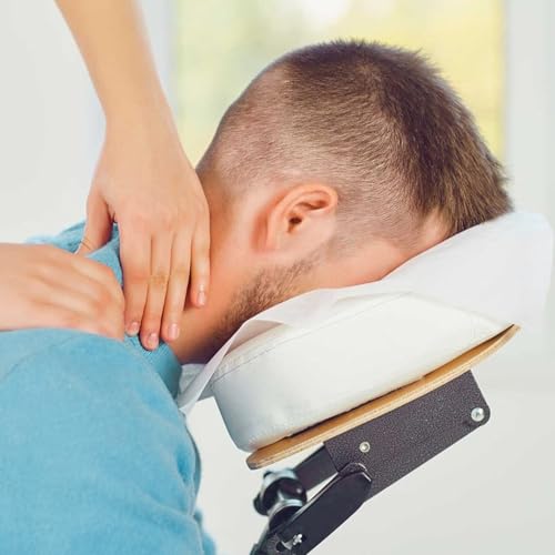 400 Pack Disposable Face Cradle Covers, Massage Face Cradle Cover, Non-Sticking Massage Table Headrest Covers for Massage Tables & Massage Chairs