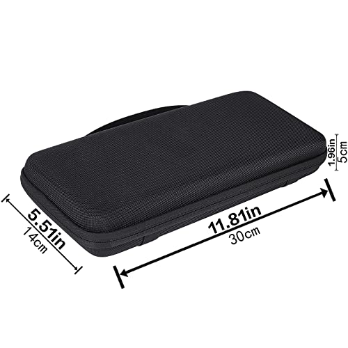 Co2CREA Hard Travel Case Replacement for Razer Huntsman Mini / Snpurdiri / MageGee Gaming Keyboard (Black) - size: for Mini 60% Keyboard