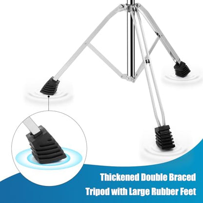 TENTOTEN Electronic Mounting Stand with Plate, Heavy Duty Double Braced Mounting Stand for Electronic Modules & Controller Multi Pads and Drum Pads