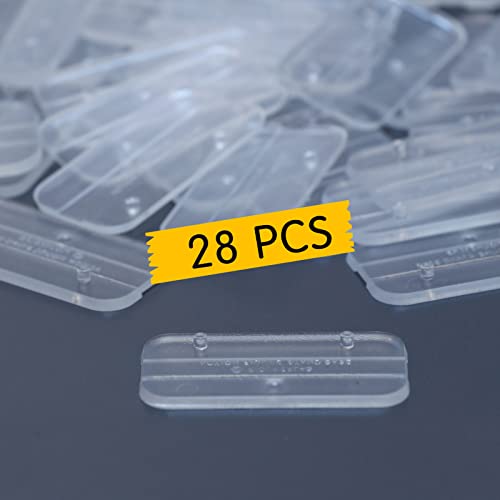 28PCS Action Figure Stand 6" Display Bases with Peg Clear Holder Accessories Compatible with Mavel Legends Series/GiJeo Classified Series/D C/Mo tu Models 1/12 Figures Square - color: 28PACK Transparent(Square)