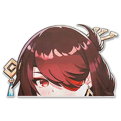 Impact Videogame Colorful Lanyard Keychains Stickers - color: Beidou