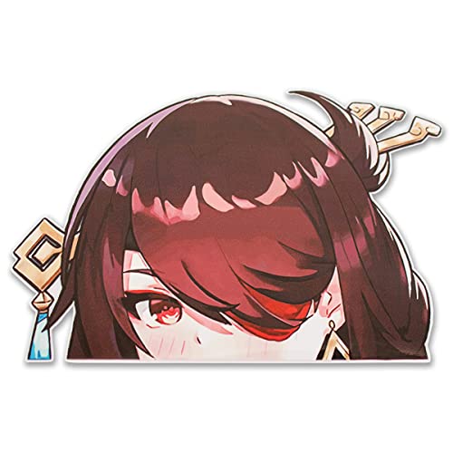 Impact Videogame Colorful Lanyard Keychains Stickers - color: Beidou