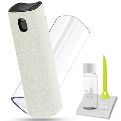 walrfid Car Screen Cleaner Spray, Electronic Touchscreen Mist Cleaning Brush Kit for TV, Laptop, iPad, iPhone, Cellphone, MacBook Pro, Tablet, PC, Computer, Monitor, LCD Screens, Eyeglasses - Cream - color: Cream