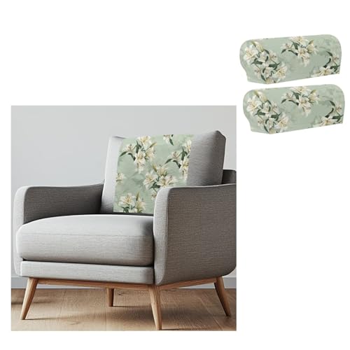 Headrest Cover Sofa Armrest Cover Set Recliner Slip Cover for Headrest Chair Back Covers Office Chair Headrest Non Slip Recliner Headrests Protector Covers Hummingbird Floral - color: Hummingbird Floral