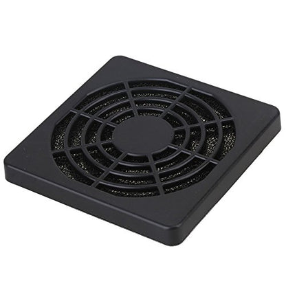60mm Black Plastic Case Fan Filter Guard Grill or Cover PC Computer Pack of 5
