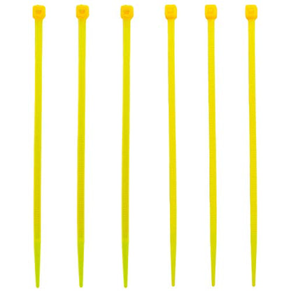 4 Inch Zip Ties (Tying Length 2.8"), 300pcs Nylon Cable Ties YELLOW - color: Yellow 300pcs, size: 4 inch