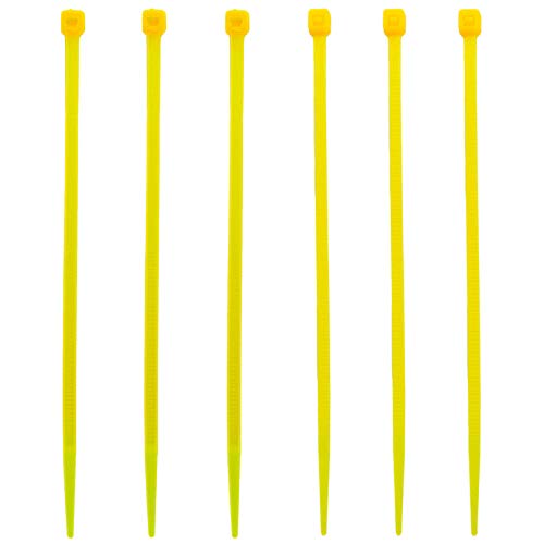 4 Inch Zip Ties (Tying Length 2.8"), 300pcs Nylon Cable Ties YELLOW - color: Yellow 300pcs, size: 4 inch