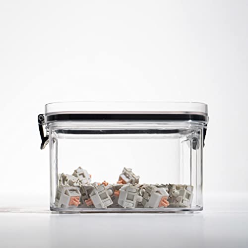 Gliging Switch Storage Mechanical Keyboard Switch Container Keycaps Sealed Can Storage Bottle Display Can Keycap Storage Box - size: Small