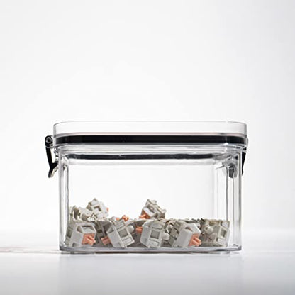 Gliging Switch Storage Mechanical Keyboard Switch Container Keycaps Sealed Can Storage Bottle Display Can Keycap Storage Box - size: Small