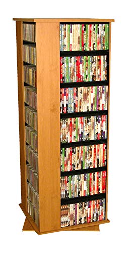 Venture Horizon Revolving Media Tower 1600 Grande-Oak - color: Oak-finish