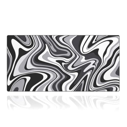 Gamer Boss - Gaming Mouse Pad - 48 x 24 Inches - 4mm Thick with Stitched Edges, Non-Slip Rubber Base, Premium Cloth Mousepad, Desk Mat for Laptop, Keyboard, Computer & PC (Mega, Swirl) - color: Swirl, size: 48" x 24"