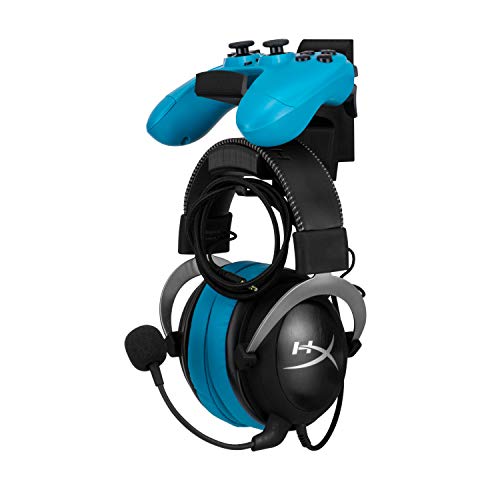 The STORIO - Gamepad Controller & Headphone Hanger Holder Stand - Designed for XBOX ONE, PS4, PS3, PS5, Dualshock, Switch, PC, Steelseries, Steam & More, Black by Brainwavz - color: Storio - Controller & Headphone Mount